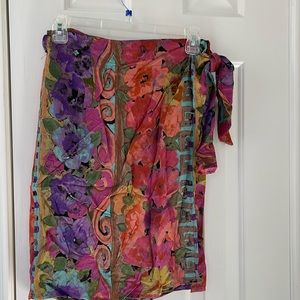 NWOT Melissa Rice & Company wrap skirt